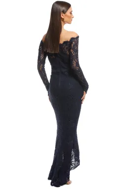 Elle Zeitoune Marchesa Navy Size 6  for rent on The Volte - image 3