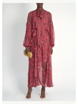 Zimmermann Karmic Chintz Dress Paisley Print Size 3 / AU 14  for rent on The Volte - image 1