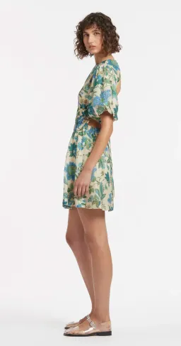 Sir The Label Celia Open Back Mini Dress Print Size 10 for rent on The Volte - image 2