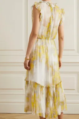 Zimmermann Botanica Wattle Midi Dress Print Size 0 for rent on The Volte - image 3