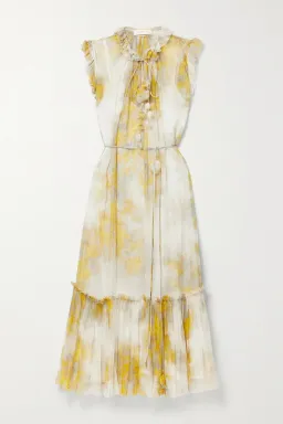 Zimmermann Botanica Wattle Midi Dress Print Size 0 for rent on The Volte - image 4