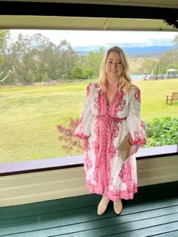 Zimmermann Bells Paisley Midi Dress Print Size 14 for rent on The Volte - image 2