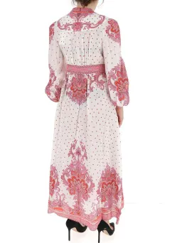 Zimmermann Bells Paisley Midi Dress Print Size 14 for rent on The Volte - image 4