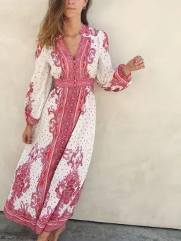 Zimmermann Bells Paisley Midi Dress Print Size 14 for rent on The Volte - image 5