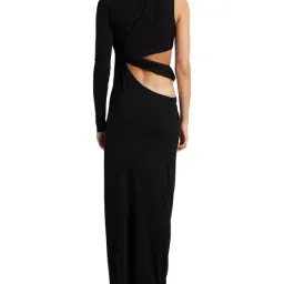 Christopher Esber Coiled Twisted Torso Dress Black Size AU 8 for rent on The Volte - image 3