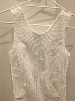 By johnny Marthe lace elastic frill mini dress for rent on The Volte - image 3