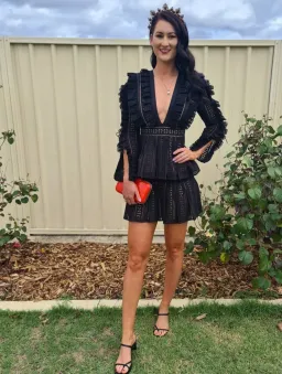 Thurley Dandelion Dress Black Size 6 for rent on The Volte - image 3