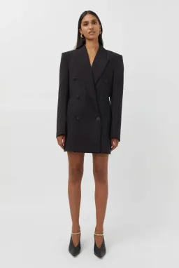Camilla And Marc Portman Blazer Dress Black Size 10 for rent on The Volte - image 2