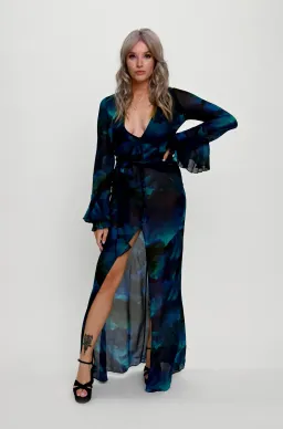 Rat & Boa Fiorella Dress Blue Size XXS/Au 6 for rent on The Volte - image 1