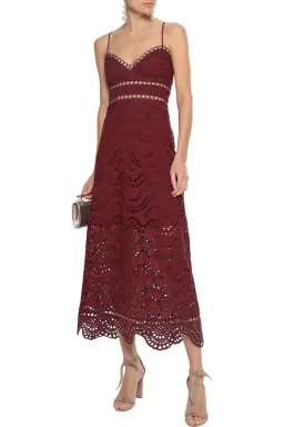 Zimmermann Jaya Wave Bodice Dress Merlot Size 8 for rent on The Volte - image 2