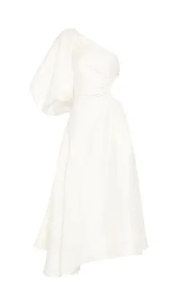Aje Concept Dress Midi White Size 12 for rent on The Volte - image 4