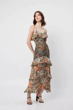 Elliatt Curatorial Maxi Dress Print Size 6  for rent on The Volte - image 1