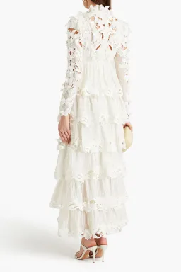 Zimmermann Luminous Embroidered Gown Natural Size 2 for rent on The Volte - image 2