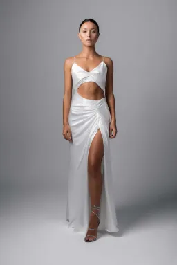 Adri Dress in Ivory Size XS / Au 6-8 for rent on The Volte - image 1