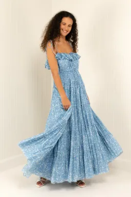 Palm Noosa With Love From Dress Blue Size 6 for rent on The Volte - image 1