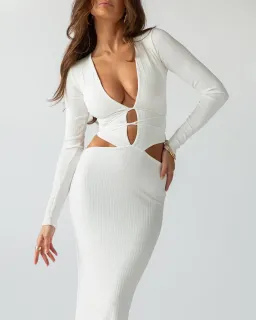 Arcina Ori Aston Maxi Dress White Size 6 for rent on The Volte - image 2