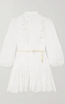 Zimmermann Moonshine Anchor Dress Ivory Size 1 / Au 10  for rent on The Volte - image 4