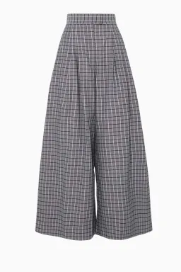 Acler Cunningham Pants Grey Check Print Size AU 6 for rent on The Volte - image 5