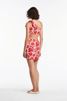 Sir the Label Cinta Cut Out Mini Dress Print Size 1 for rent on The Volte - image 3