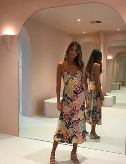 Bec & Bridge Babelini Floral Midi Dress Print Size 6 for rent on The Volte - image 5