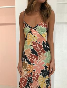 Bec & Bridge Babelini Floral Midi Dress Print Size 6 for rent on The Volte - image 2