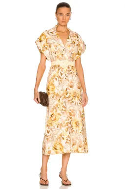 Zimmermann Rosa Roll Cuff Jumpsuit Print Size 16 for rent on The Volte - image 3