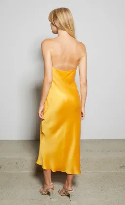 Bec & Bridge Classic Midi Dress Yellow Size 10 for rent on The Volte - image 3
