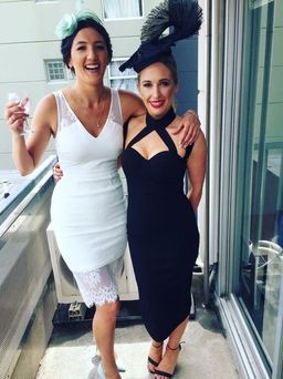 MISHA Claudia Halter Cross Over Dress Black Size 10/M for rent on The Volte - image 3