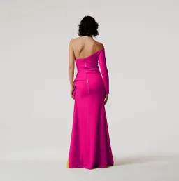 Meraki Knox Drape Gown Pink Size 8 for rent on The Volte - image 5