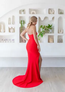 Love Nookie Jasmine Gown Red Size M  for rent on The Volte - image 2
