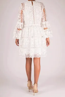 Thurley Flora Climber Dress in White Size 8  for rent on The Volte - image 2