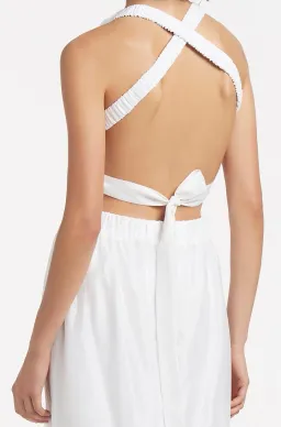 Sir The Label Franc Cross Back Gown Ivory Size 0 / AU 6 for rent on The Volte - image 4