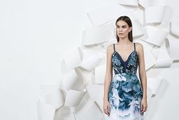 Rachel Alex The Oxford Show Dress Blue Size AU 6 for rent on The Volte - image 2