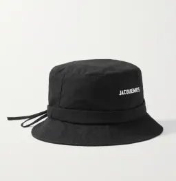 Jacquemus Le Bob Gadjo Bucket Hat Black Size 56"  for rent on The Volte - image 2