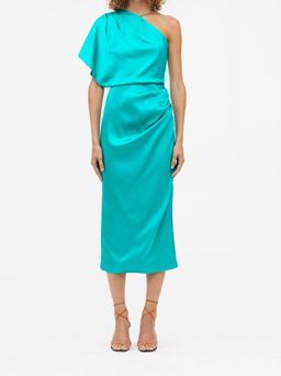 MANNING CARTELL 6MIAMI HEAT OFF THE SHOULDER DRESS TURQUOISE SIZE 6 for rent on The Volte - image 3