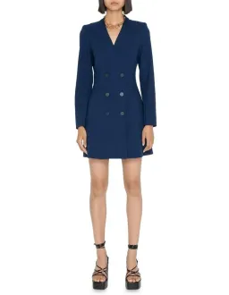 Cue Double Breasted Blazer Dress Navy Size 8  for rent on The Volte - image 1