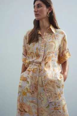 Alemais Solitaire Shirt & Pant Set Print Size 10 for rent on The Volte - image 2