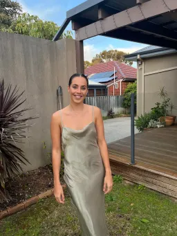 Bec & Bridge Fleur Maxi Dress Silver Size S / AU 8 for rent on The Volte - image 7