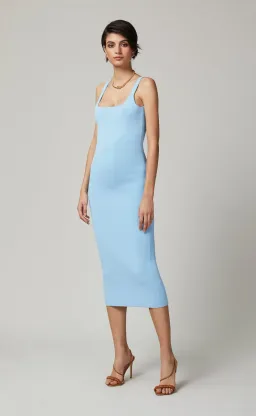 Bec & Bridge Emeline Midi Dress Blue Size 10 for rent on The Volte - image 2