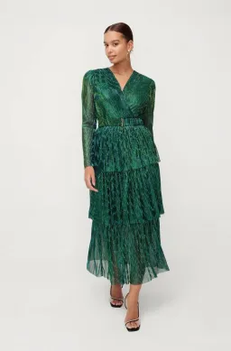 Sheike All That Sparkles Dress Green Size 8 for rent on The Volte - image 1