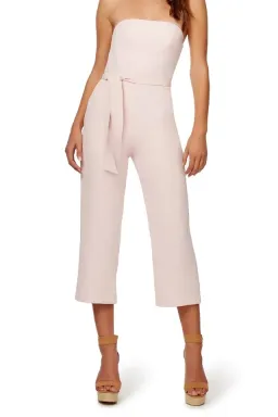 Kookai Oyster Jumpsuit Pink Size 6 for rent on The Volte - image 1