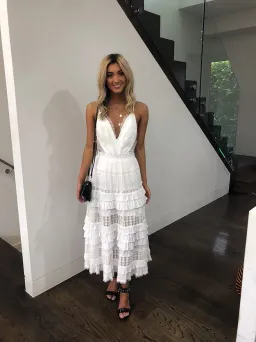 Zimmermann Jasper Ruffle Set White Size 0/ Au 8 for rent on The Volte - image 1