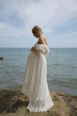 Coven & Co Folklore Gown Natural White Size M  for rent on The Volte - image 5