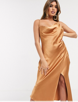 Bec & Bridge Martini Club Midi Dress Gold Size 10 for rent on The Volte - image 2