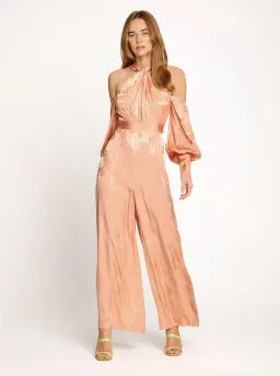 Alice McCall Iced Guava Memory Lane Jumpsuit Peach Size 8 for rent on The Volte - image 1