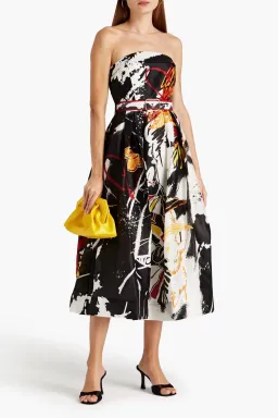 Leo and Lin Frida Bustier Dress Print Dress Size 10       for rent on The Volte - image 1