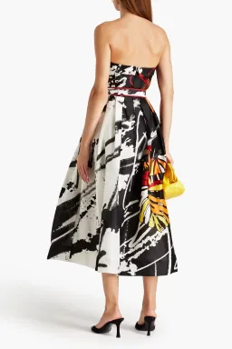 Leo and Lin Frida Bustier Dress Print Dress Size 10       for rent on The Volte - image 2