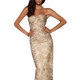 ELLE ZEITOUNE JAYCE GOLD SIZE 6 for rent on The Volte - image 4
