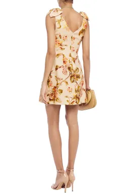 Zimmermann Resistance Tie Mini Dress Autumn Rose Size 0 / AU 8 for rent on The Volte - image 2