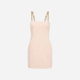 Manning Cartell Fan Girl Chain Mini Dress Blush Pink Size 8 for rent on The Volte - image 4